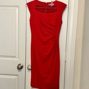 Classiques Entier Red Sheath Dress (2)